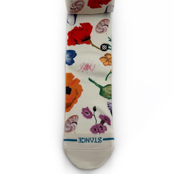 Stance California Native Crew Socks Womens Medium Floral Flowers Cute Girly Gift - Picture 6 of 8